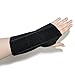Wrist Support/Carpal Tunnel Splint Brace Pack of 2 - Cushioned to Help With Carpal Tunnel, Pain, Sprains, Tendonitis, Arthritis - Left Right Adjustable Black Wrist Brace for Computer Typing, Night