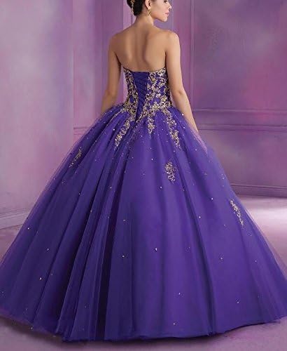 Vnaix Bridals Princess Lace with Tulle Sweet 16 Prom Quinceanera Dress(4,Red)