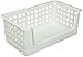 Rubbermaid Slide 'N Stack Basket, 14-inch, White (FG5582RDWHT)