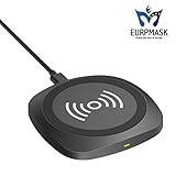 Wireless Charger Stand Qi-Certified Wireless Charging Pad Dock 7.5W/10W Fast-Charging for iPhone XS 8 Plus iPhone XR Samsung Galaxy Note 9 S9 / S8 Plus S7 Edge and All Qi-Devices EURPMASK
