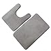 Memory Foam Bath Mat, Set of 2 0.8 Inch Thickness Absorbent Bathroom Mat and U-Shaped Toilet Floor Rug Best Gifts for Mother's Day