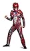 Disguise Ranger Movie Classic Muscle Costume, Red, Small (4-6)