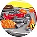 Kids Tool Set-Pretend Play Workbench for Toddlers with a Durable Plastics Case and 36 Pieces Construction Accessories-Including Wrench Drill Hammer Saw and More.