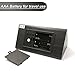 Digital Alarm Clock, 3 Alarm Settings, with Wooden Electronic LED Time Display, Dual Temperature & Humidity Detect, Ideal for Bedroom, Bedside Kids, Batteries not Needed