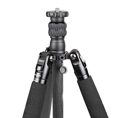 image for SIRUI Camera Tripod AM-1204K Lightweight Carbon Fiber Tripod with K-10