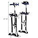Goplus Drywall Stilts Drywall Lifts Aluminum Tool Stilt for Painting Painter Taping (24