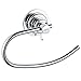 JiePai Vacuum Suction Towel Holder,Modern Shower Towel Ring,Washcloth Hand Towel Holder for Bathroom Kitchen Drill Free,Chrome