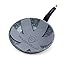 WaxonWare 11 Inch Non Stick Wok & Stir Fry Pan With STONETEC (A 100% PTFE, PFOA and APEO Free) Ceramic Coating & Induction Bottom + Free Table Trivet