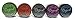Lindy's Stamp Gang Magical Jar Set, 0.25-Ounce, Haunted Halloween, 5 Per Package