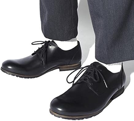 Amazon シップス メンズ Su レザー プレーントゥシューズ ブラック 41 Ships シップス シューズ