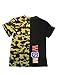 Christo Boy's Casual Fashion Crewneck T Shirt (Black, Small)