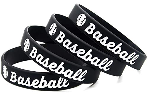 Inkstone-12-Pack-Baseball-Bracelets-with-Motivational-Sports-Quotes-Wholesale-Pack-of-12-Silicone-Rubber-Wristbands-for-Bulk-Baseball-Team-Gifts-and-Party-Favors-Unisex-for-Boys-Girls-Men-Women
