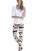 OVERMAL Women Seamless Imitation Skinny Geometric Print Stretchy Pants Leggings (ASIA XL = US 10)