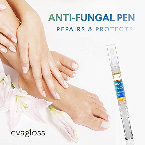 Fungus Stop, Anti-Fungal Nail Pen - Kill Fungus, Remove Discoloration, Prevent Future Infection, Repair Brittle Fingernails and Toenails 2 Pcs