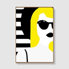 Framed Canvas Home Artwork Decoration Lines Art Canvas Wall Art for Living Room, Bedroom - 16x24 inches