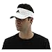 adidas Men's Adizero II Visor, White/Black, ONE SIZE