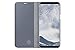 Samsung Galaxy S8+ S-View Flip Cover with Kickstand, Silver