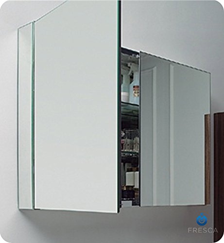 Fresca Bath FMC8010 40" Wide Bathroom Medicine Cabinet with Mirrors