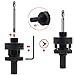 Acekit 2 Inch Hole Saw, 51mm BI-Metal Hole Cutter With 1/2 Inch Hex Shank Arbor Drill Bit For Wood Plywood Laminated PVC Board,Plastic Pipe,Aluminum Alloy And Metal Sheet