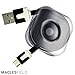 2 in 1 Reusable Cable Organizer Versatile Clip MACLESFIELD [2 Pack] Nano Gel Double Sided Adhesive Pad Non Slip Cord Management, Super Strong Grip Heavy Duty Durable Sticky Pad