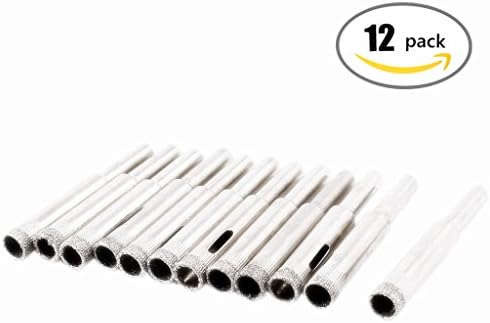 Omall (TM) 8mm Diamond Drill Bit Tile Glass Hole Saw,Pack of 12