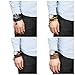 Besteel 8 PCS Mens Womens Wood Necklace Chain Bracelets 108 Buddhist Strand Wood Prayer Beads Sandalwood Link Wrist