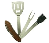 Wembley 5-in-1 Grilling BBQ Tool Set Brown O/S