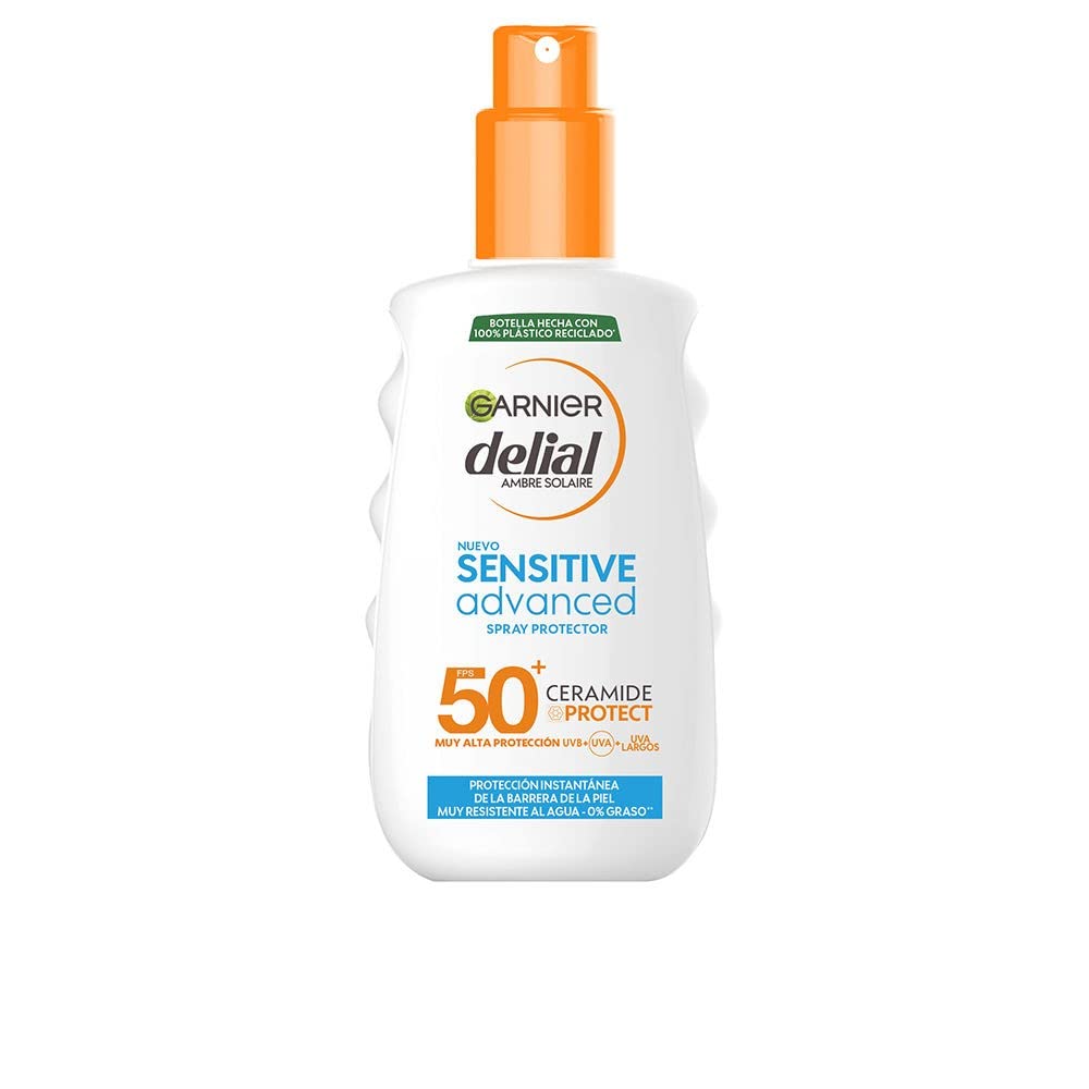 Garnier Delial Sensitive Advanced - Sunscreen Spray for Clear, Sensitive and Sun Intolerant Skin - IP50+ - 150 ml