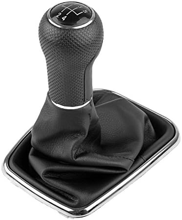 Onever 5速車ギアシフトノブゲイターブーツ Puレザー防塵カバー付き Vw Golf Bora