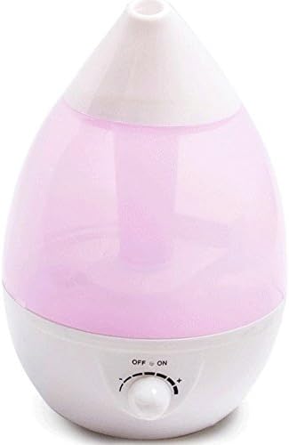 Pink UltraMIST Humidifier - Super Quiet Humidifying Unit - Safety Shut-Off Setting - 1.5 Liter - 150ml of Mist Per Hour - Glowing Night Light - 16 Hours of Operation