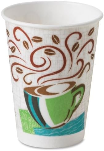 Wholesale CASE of 25 - Dixie Foods Perfec Touch Hot Cups -Perfect Touch Hot Cup, 8 oz, 25/BG