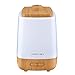 Homasy 200ml Aroma Essential Oil Diffuser, Wood Grain, Night Light with 7 Color LED Changing for Yoga Spa Home Office Room
