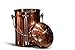 Kitchen Countertop Compost Bin with Lid, Copper Plated Stainless Steel Pail with Bonus 1 Years Worth of Activated Charcoal Filters (1 Gallon)