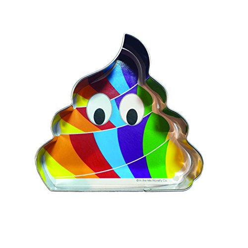Unicorn Poop Cookie Cutter - Create Your Own Magical Rainbow Unicorn Colored Poo Shaped Cookies with Your Favorite Recipes (3 inches, Stainless Steel) Home & Kitchen, Kitchen & Dining, Bakeware, Baking Tools & Accessories, Cookie Cutters
