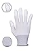 TWY 12 Pieces(6 pairs) White Nylon Anti Static and Anti-slip Gloves,Sewing Work Gloves Size Small to Medium