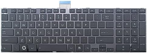 CHNASAWE Laptop US Keyboard for Toshiba Satellite C850 C850D C855 C855D C870 C870D C875 C875D Series