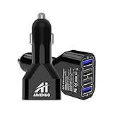 USB Car Charger, AI AIKENUO 48W Cars Adapter With Dual Ports Quick Charge 3.0 , Fast Charging Auto Chargers for QC Devices, Android Phone,Samsung,Iphone,Tablets And More