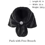 Artio Women's Faux Fur Wraps and Shawls Stole Shrug Winter Bridal Wedding Cape Artio Women's Faux Fur Wraps and Shawls Stole Shrug Winter Bridal Wedding Cape