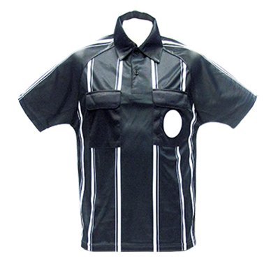 Referee Soccer Jerseys Black / White (A XX Large)