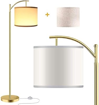 gold hanging floor lamp