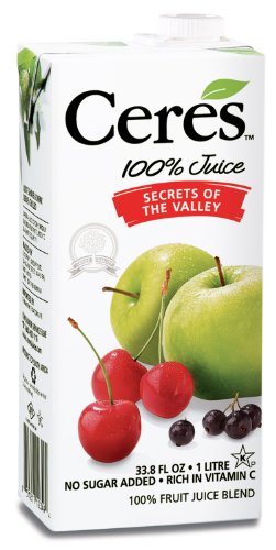 Ceres 100% Fruit Juice Blend, Secrets of the Valley, 33.8 Ounce (Pack of 12)