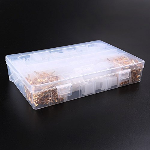 Soosee 50 PCS 2.8mm 2 3 4 6 9 Pin Automotive Electrical Wire Connectors Pin Header Crimp Wire Terminals