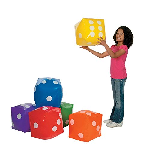 Inflatable Dice (6 pieces) - Bulk