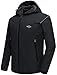wantdo Men's Mountain Skiing Jacket Snowboarding Jackets Waterproof Winter Snow Coat Windproof Raincoat