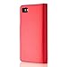 32nd Book wallet PU leather case cover for Blackberry Z10, including screen protector, cleaning cloth and touch stylus - Red