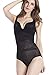 Movingtime Women's Waist Trainer Cincher Shaper Corset Briefer Slimming Shapewear Bodysuit (XL, Black)
