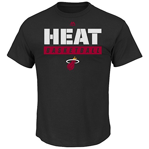 NBA Miami Heat Men's Proven Pastime Short Sleeve Crew Neck Tee, Small, Black