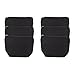 Augbunny 100% Cotton 12oz Canvas Zipper Cosmetic Makeup Jewlery Pouch Coin Cash Purse Change Holder 6-pack