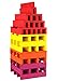 Click N' Play 100% Real Wooden Blocks Set, Building Blocks and Stacking Blocks, Colored Building and Stacking Toy Blocks - 208-piece Set