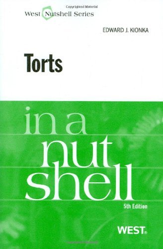 Torts B00A2M8GPC Book Cover
